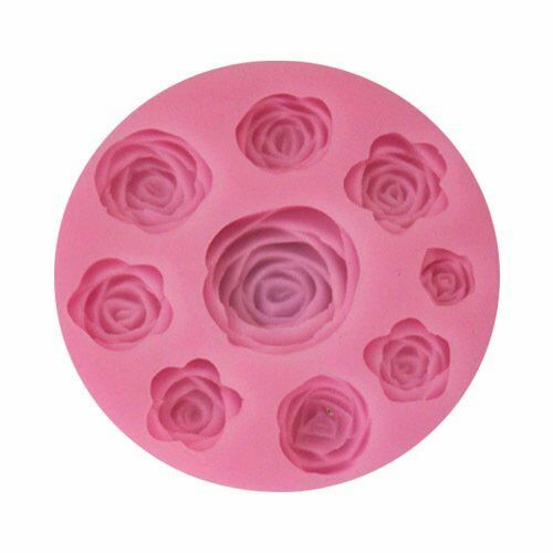 SİLİKON MOLD 9'LU GÜL