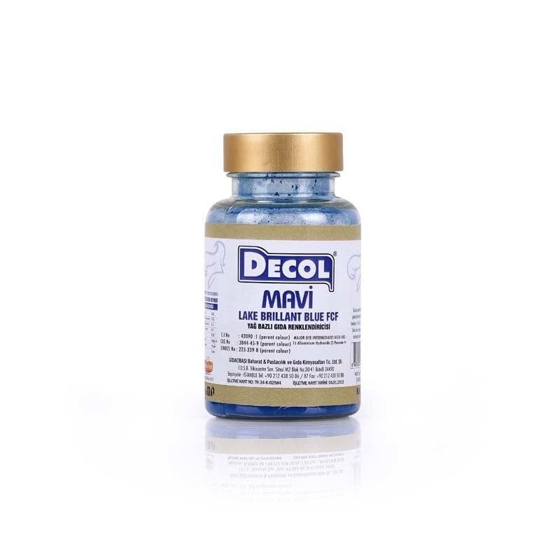 YAĞ BAZLI TOZ GIDA BOYASI MAVİ 25GR