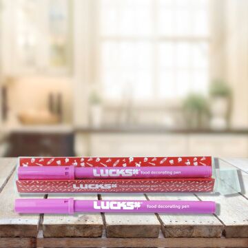 Lucks Gıda Boyası Kalemi Pembe