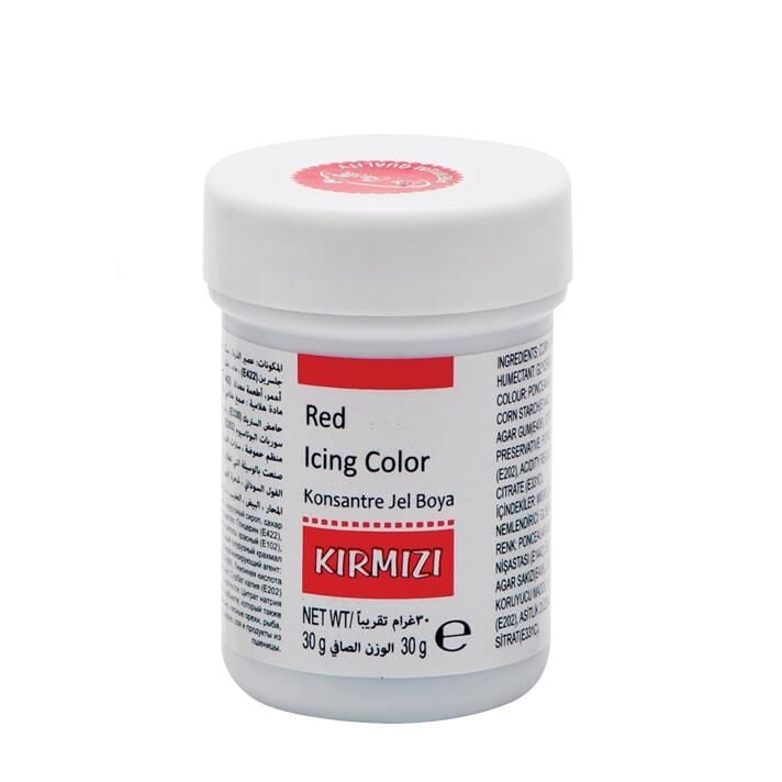 JEL GIDA BOYASI KIRMIZI 30GR