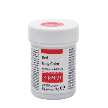 JEL GIDA BOYASI KIRMIZI 30GR