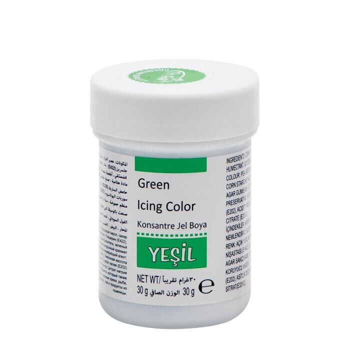 JEL GIDA BOYASI YEŞİL 30GR