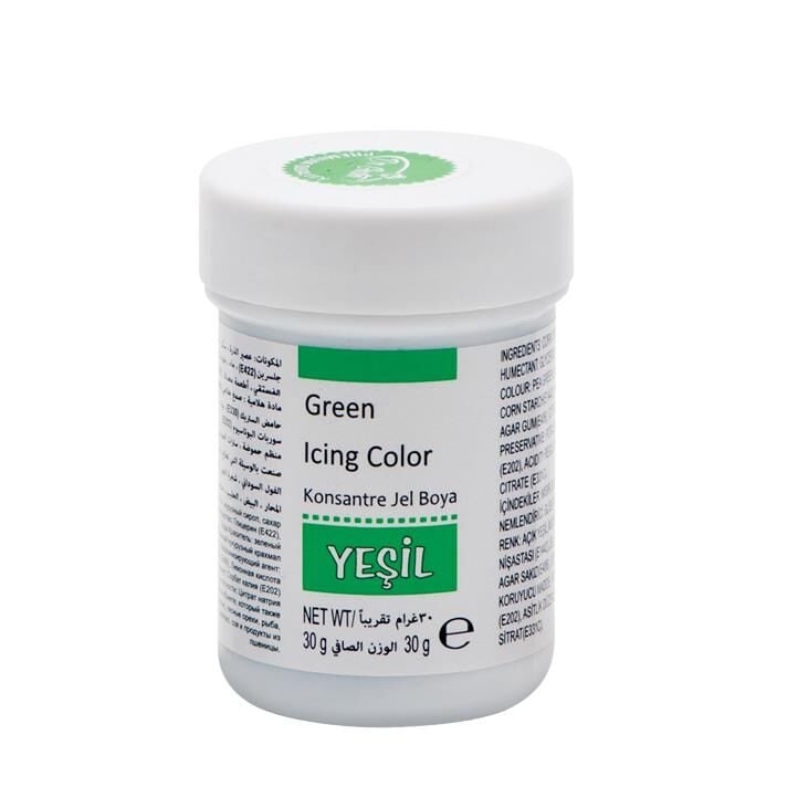 JEL GIDA BOYASI YEŞİL 30GR