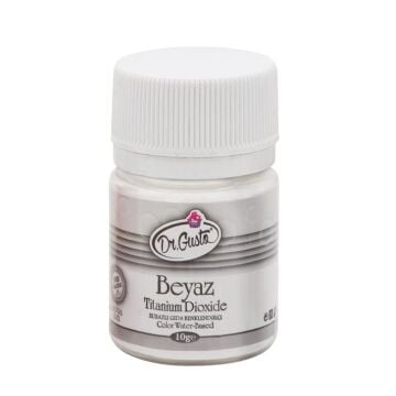 SU BAZLI TOZ GIDA BOYASI BEYAZ 10GR