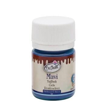 YAĞ BAZLI TOZ GIDA BOYASI MAVİ 7gr.