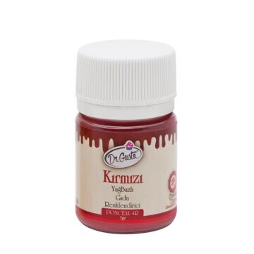 YAĞ BAZLI TOZ GIDA BOYASI KIRMIZI 7gr.