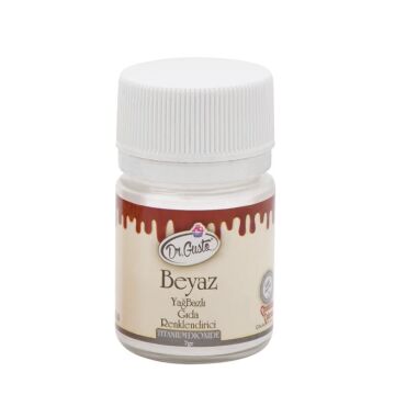 YAĞ BAZLI TOZ GIDA BOYASI BEYAZ 7gr.