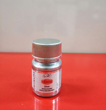 GIDA DIŞI DEKORATİF METALİK BOYA GÜMÜŞ 10G