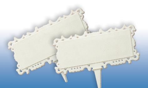 PLASTİK PASTA ETİKETLİK 100 AD.