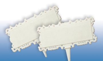 PLASTİK PASTA ETİKETLİK 100 AD.