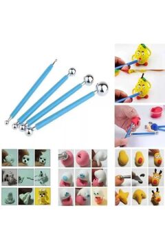 METAL UÇLU MARZİPAN SET 4 LÜ