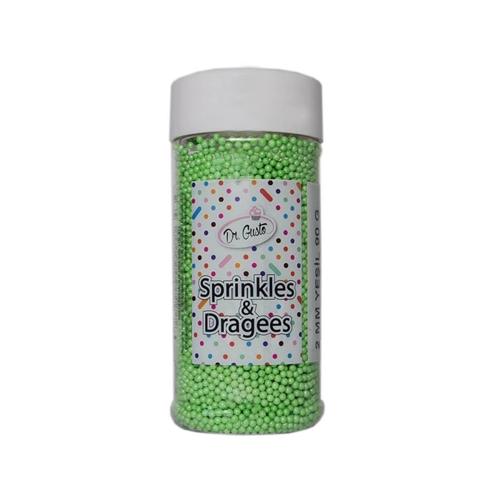 SPRİNKLES BONCUK YEŞİL 2mm. 90gr.