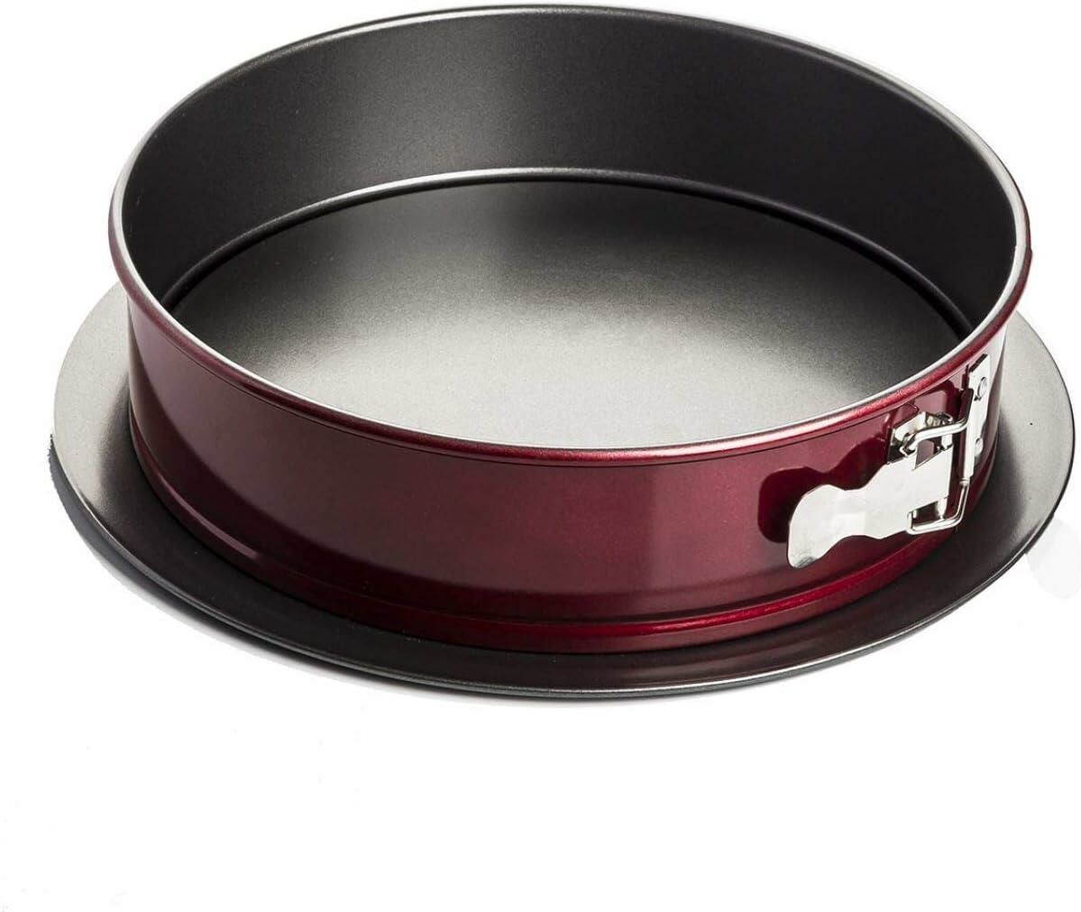 KELEPÇELİ KEK KALIBI 26 CM BORDO