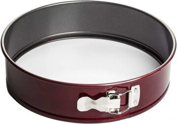 KELEPÇELİ KEK KALIBI 26 CM BORDO