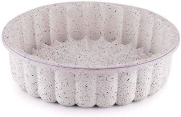 DÖKÜM TART KALIBI 26 CM BEYAZ