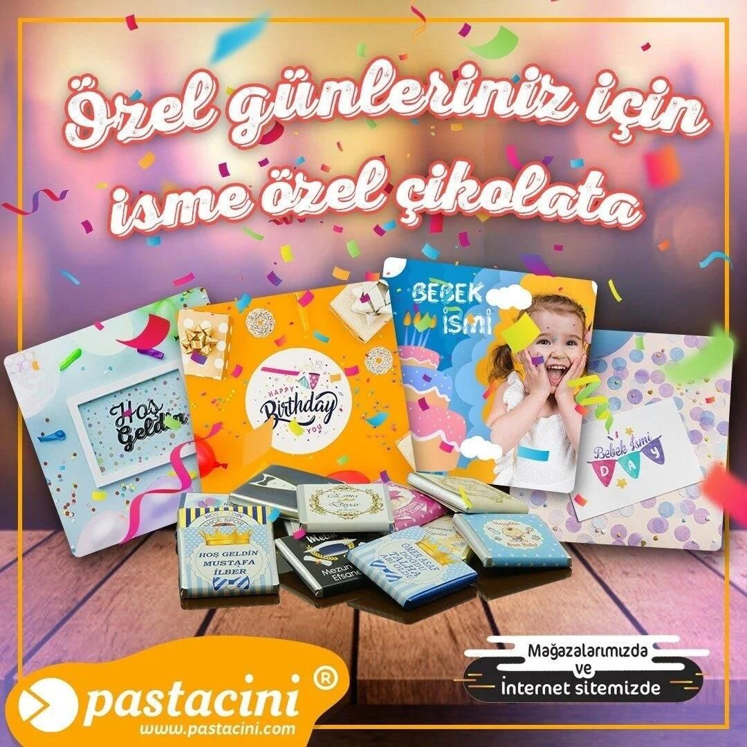 KİŞİYE ÖZEL SARGILI MADLEN ÇİKOLATA 72 Lİ