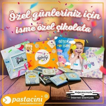 KİŞİYE ÖZEL SARGILI MADLEN ÇİKOLATA 72 Lİ