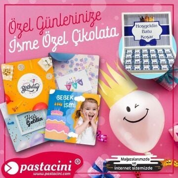 KİŞİYE ÖZEL SARGILI MADLEN ÇİKOLATA 72 Lİ