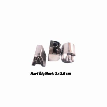 METAL HARF KOPAT SET BÜYÜK 27 Lİ /JH-C80
