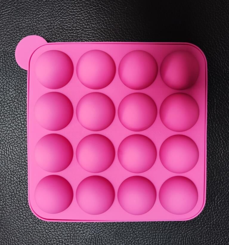 CAKE POPS 16 LI SİLİKON KALIP YUVARLAK