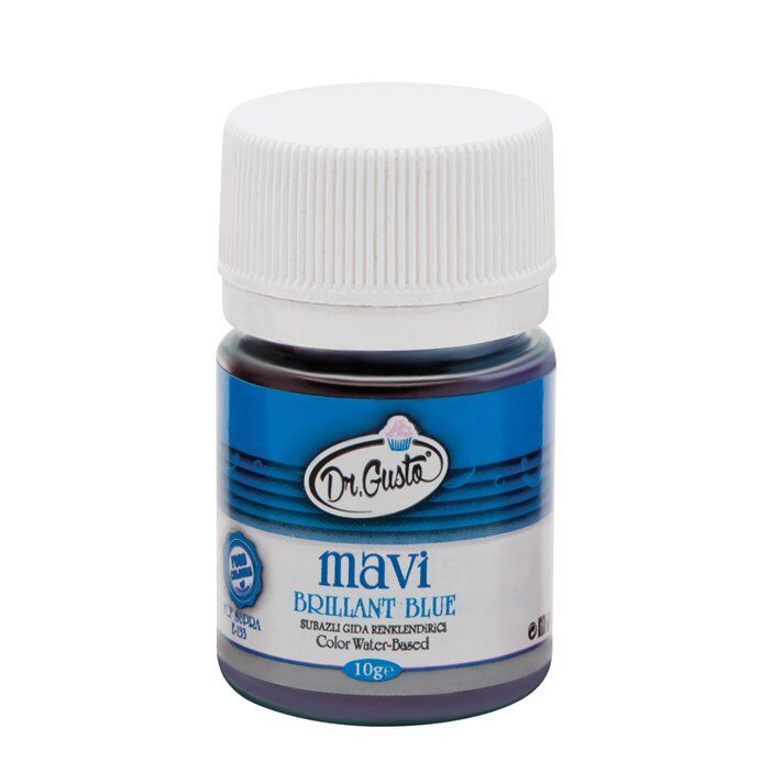 SU BAZLI TOZ GIDA BOYASI MAVİ 10GR