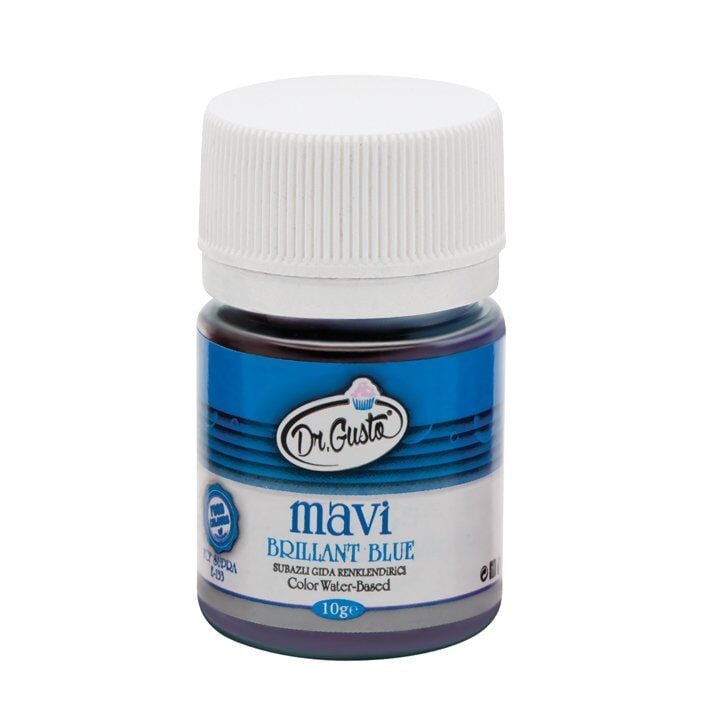 SU BAZLI TOZ GIDA BOYASI MAVİ 10GR