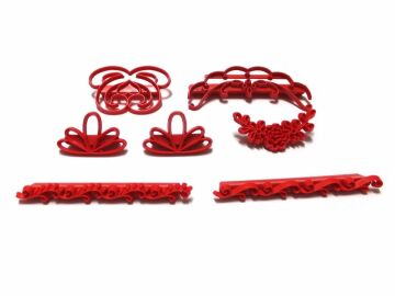 PATCHWORK ŞEKER HAMURU KAŞESİ KOD:3671