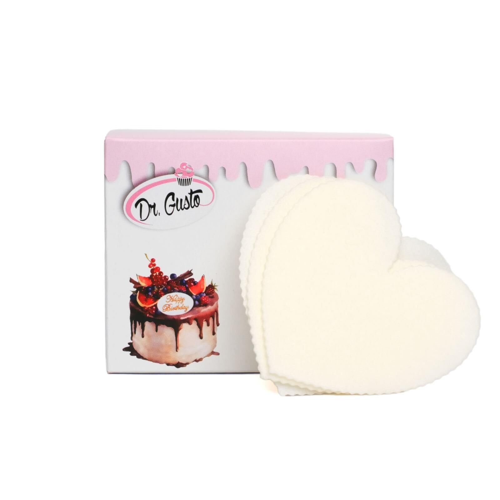 GOFRET YAZI ETİKETİ KALP