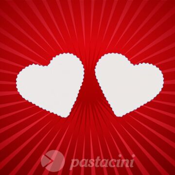 GOFRET YAZI ETİKETİ KALP