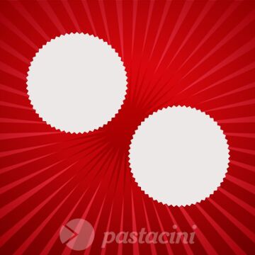 GOFRET YAZI ETİKETİ YUVARLAK