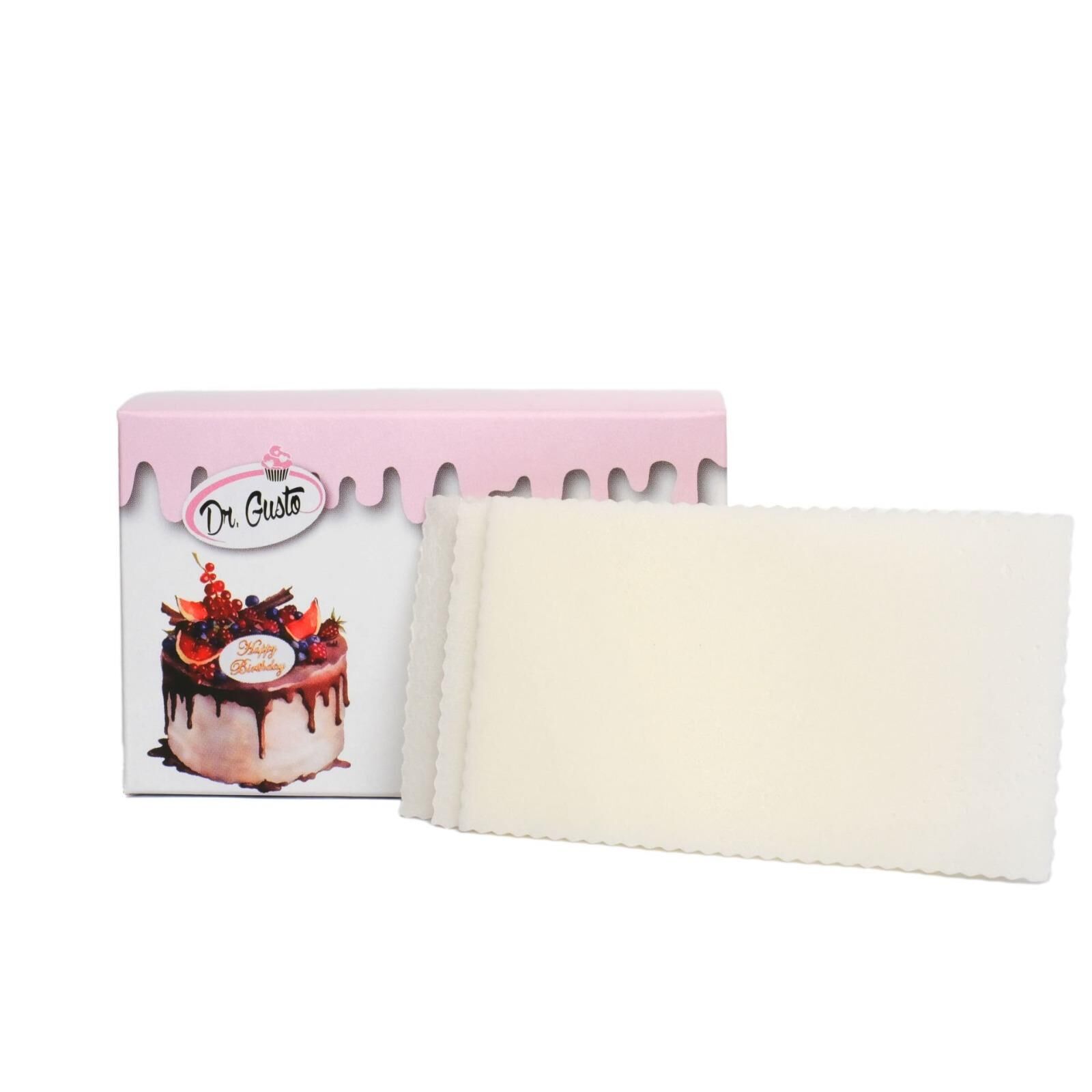 GOFRET YAZI ETİKETİ DİKDÖRTGEN