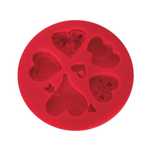 SİLİKON MOLD KALP YUVARLAK