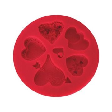 SİLİKON MOLD KALP YUVARLAK