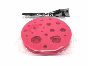 SİLİKON MOLD GÜL YUVARLAK